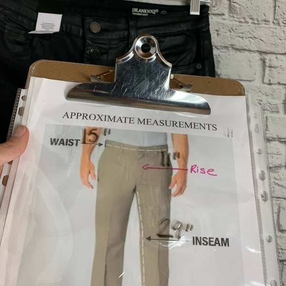 Blank NYC The Great  Jones Black High-Rise Skinny Jean Button Fly Women’s Sz 29 - Picture 5 of 12